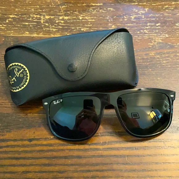Ray-Ban Accessories - Raybans boyfriend frames - large polarized black